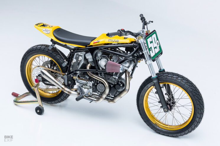 Hooligan flat track race bike by Mule Motorcycles