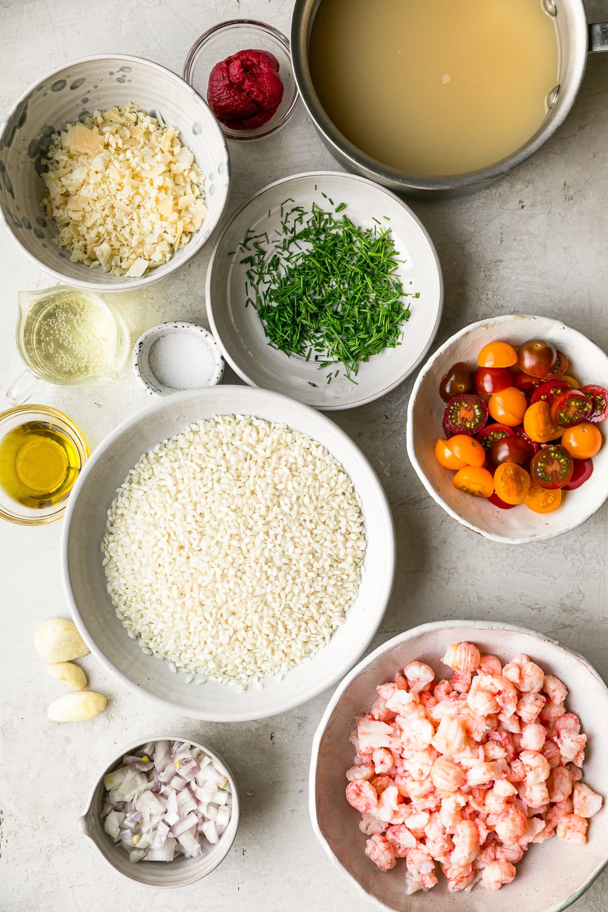 ingredients for Lobster Risotto