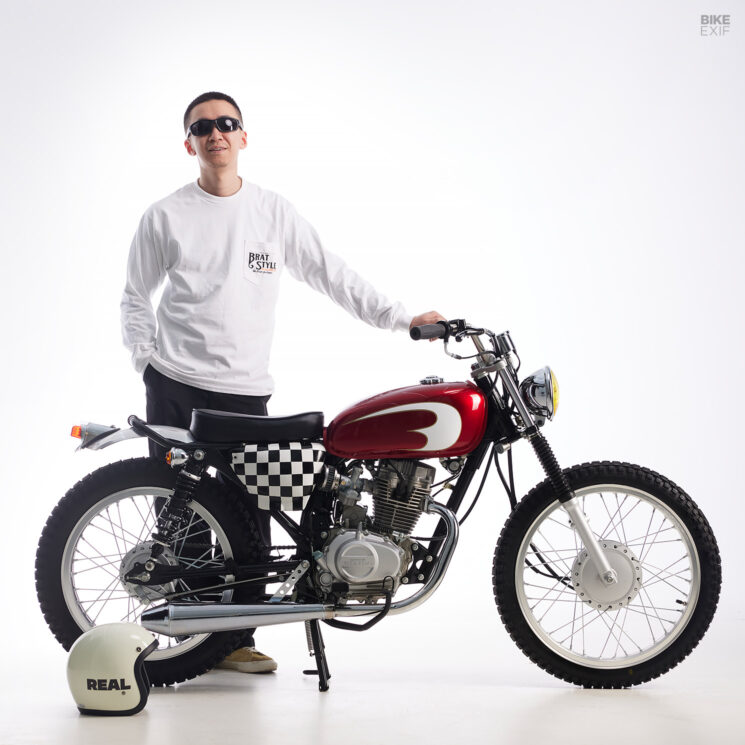 Brat style Honda CG125 by Kicker Garage, China