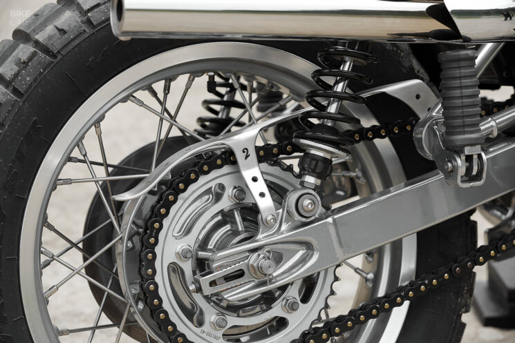 Carbureted 2006-model Triumph Scrambler by 2LOUD Custom