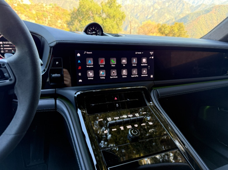 Dashboard of a 2025 Porsche Panamera GTS