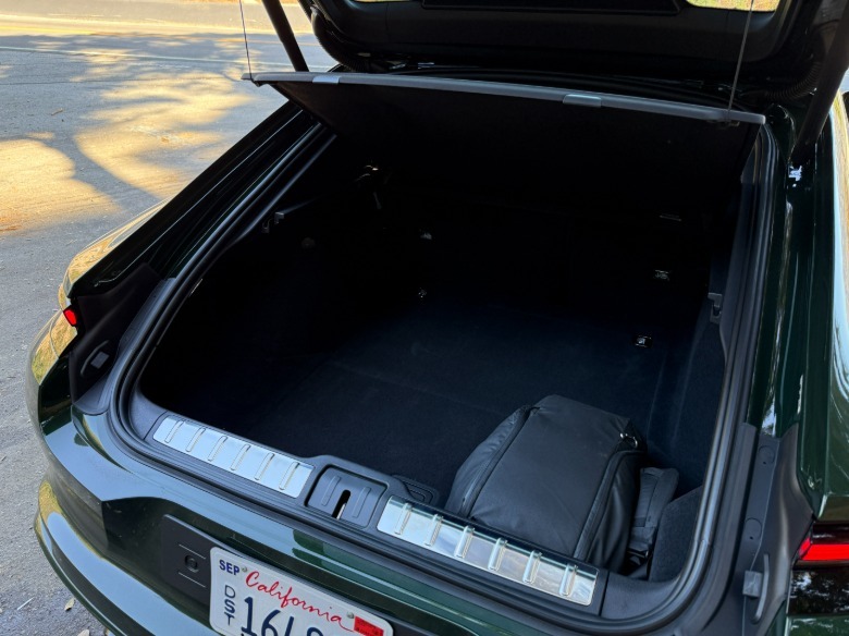 Cargo area of a 2025 Porsche Panamera GTS