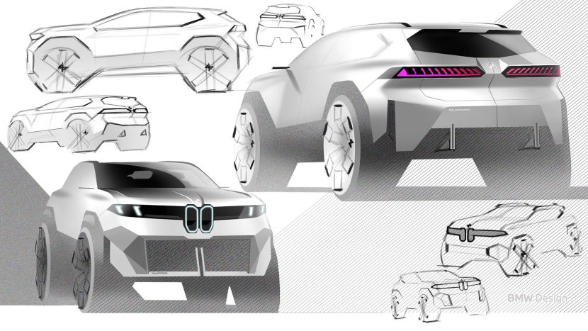 2026 BMW IX3 DESIGN SKETCHES 