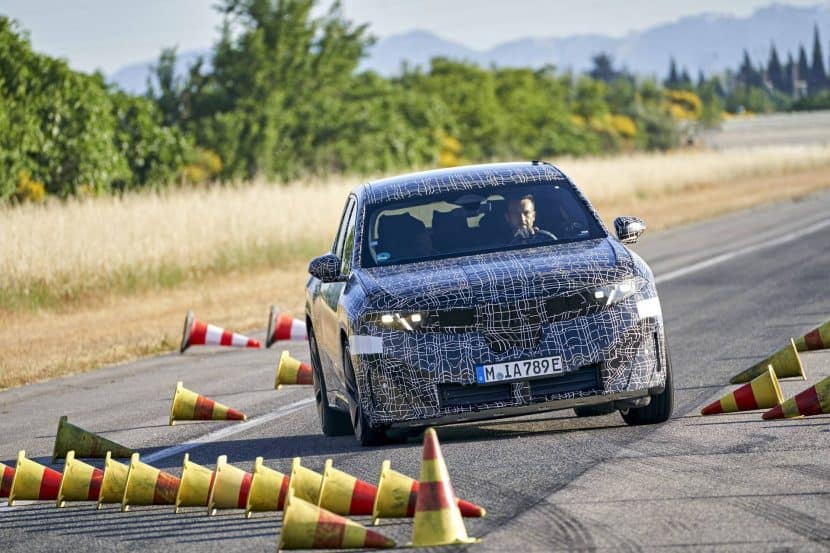 2026 BMW iX3 prototype undergoing road testing ahead of official debut