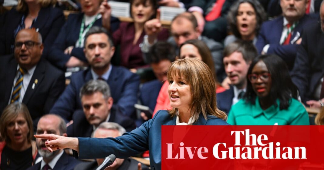 Budget 2025 live: Reeves claims freezing tax thresholds in budget does not breach manifesto pledge | Budget 2025