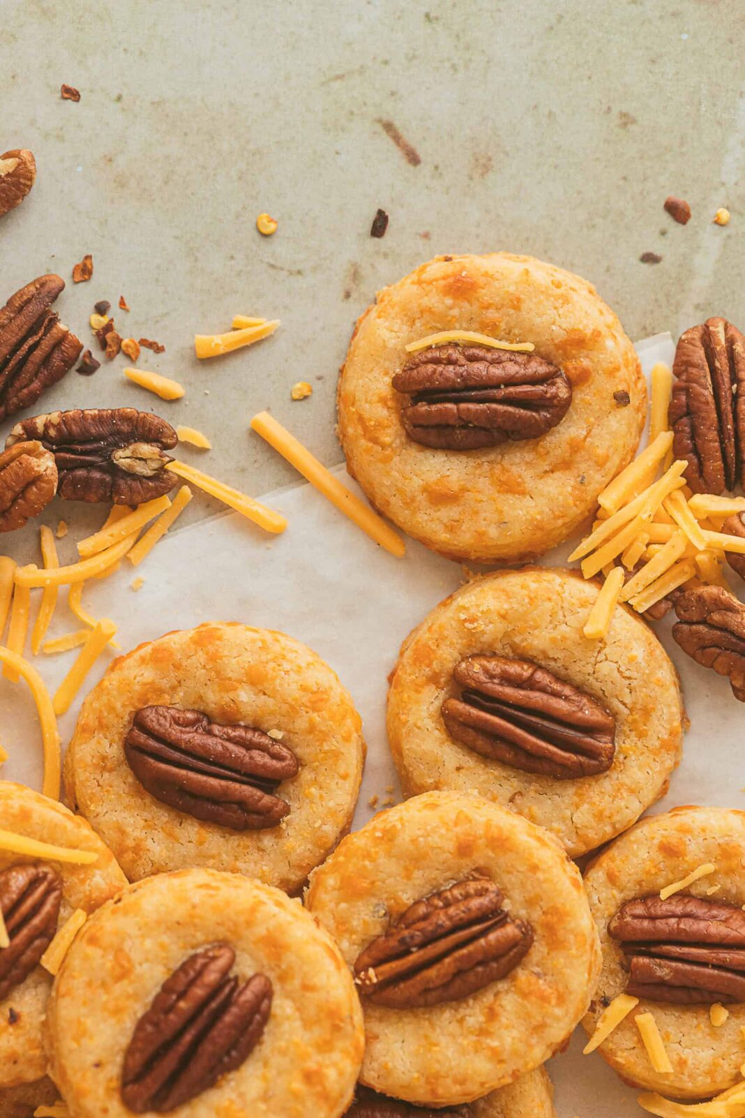 Buttery Cheddar Pecan Crackers – Joy the Baker
