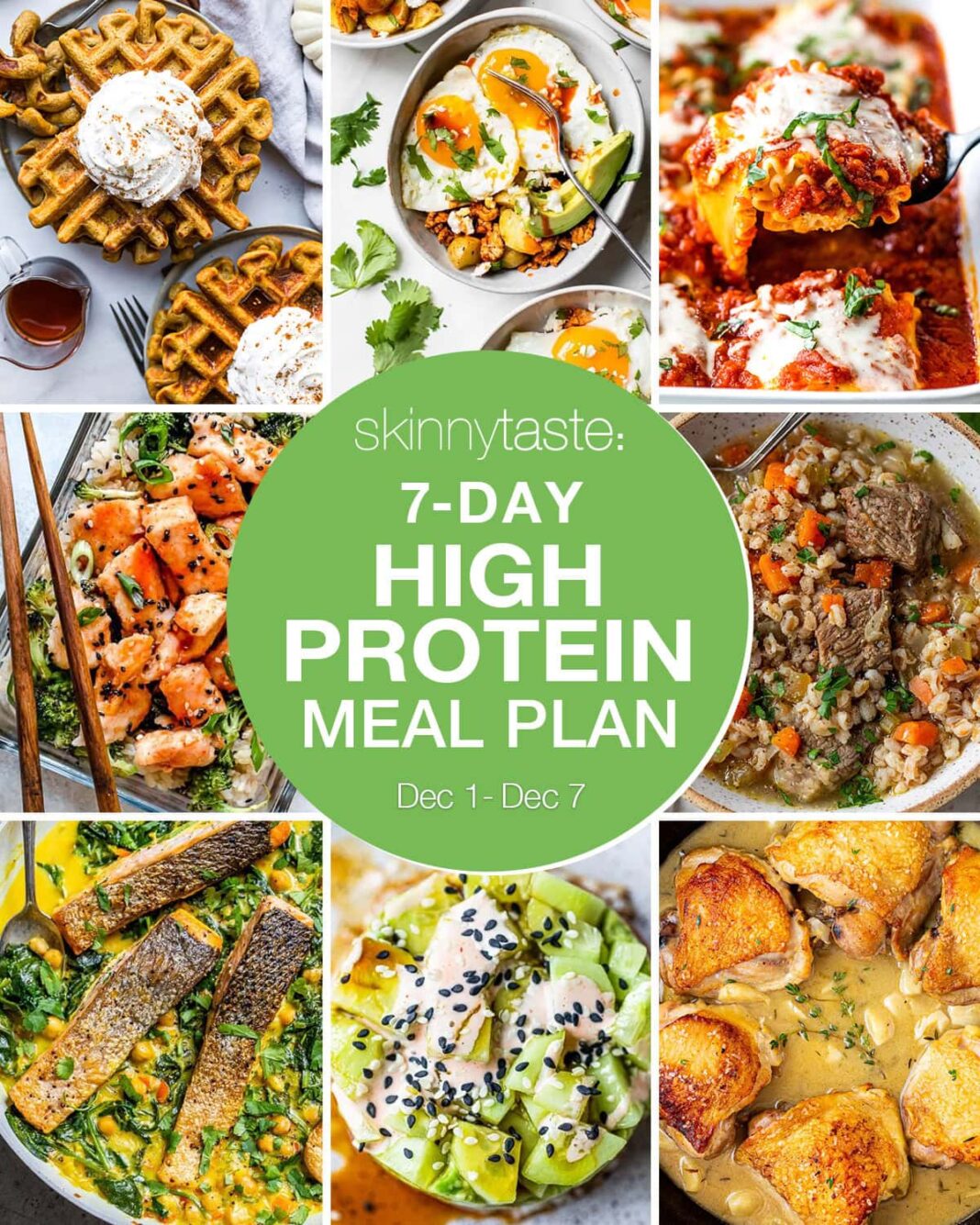 7 Day High Protein Diet Meal Plan
